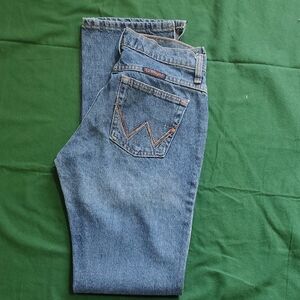 Wrangler Cash Denim Jeans - Classic Blue 5/6 X34
